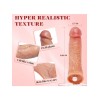 Censan 22 cm Ten Rengi Penis Kılıfı – Gerçekçi Dokulu Uzatıcı
