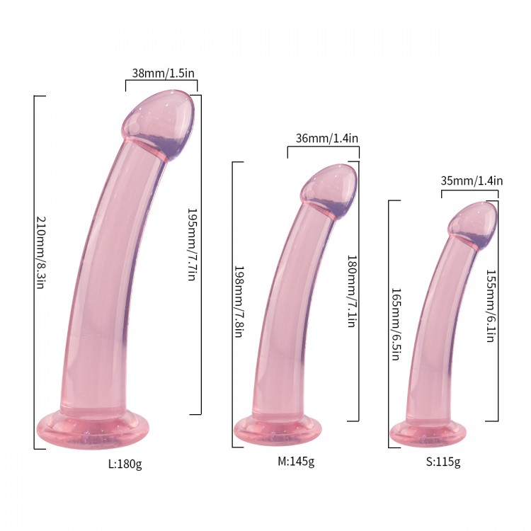 Censan 3'lü Yumuşak Dokuda Anal Jel Dildo Set