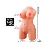 Censan 660 Gr Göğüslü Gerçekçi Vajina Mastürbatör