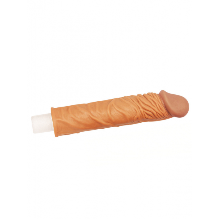 Censan Add 2" Pleasure X Tender Penis Sleeve Brown Censan Add 2" Pleasure X Tender Penis Sleeve Brown