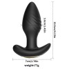 Censan Big Boat Anchor Swing – Telefon Kontrollü Titreşimli Anal Plug (Siyah)