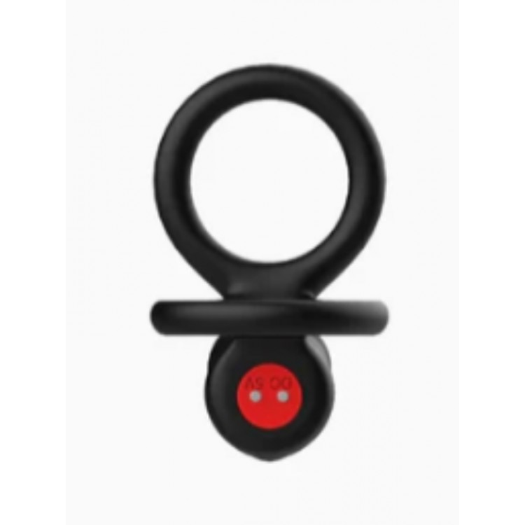 Censan Çift Penis Halkalı Titreşimli Prostat Masaj Aleti ve Dildo Vibratör - Geciktirici Etkili & Testis Uyarıcı Esnek Silikon Anal Plug