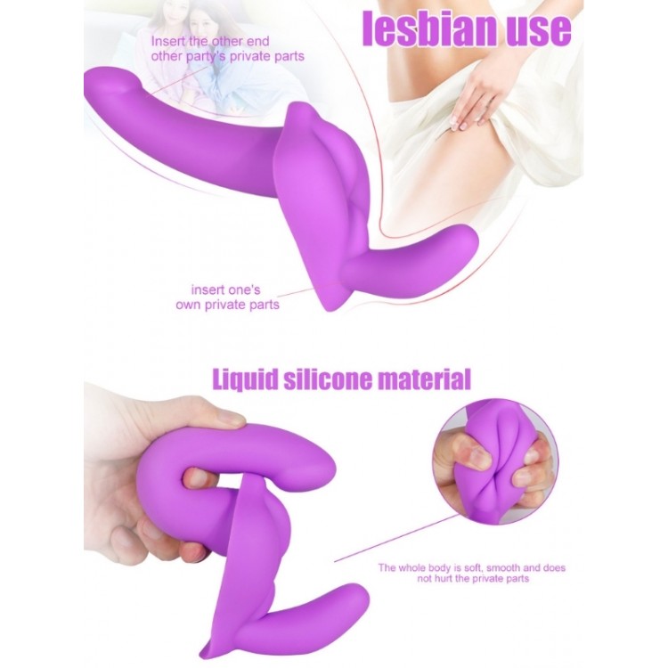 Censan Çift Uçlu Ayarlanabilir Strapon