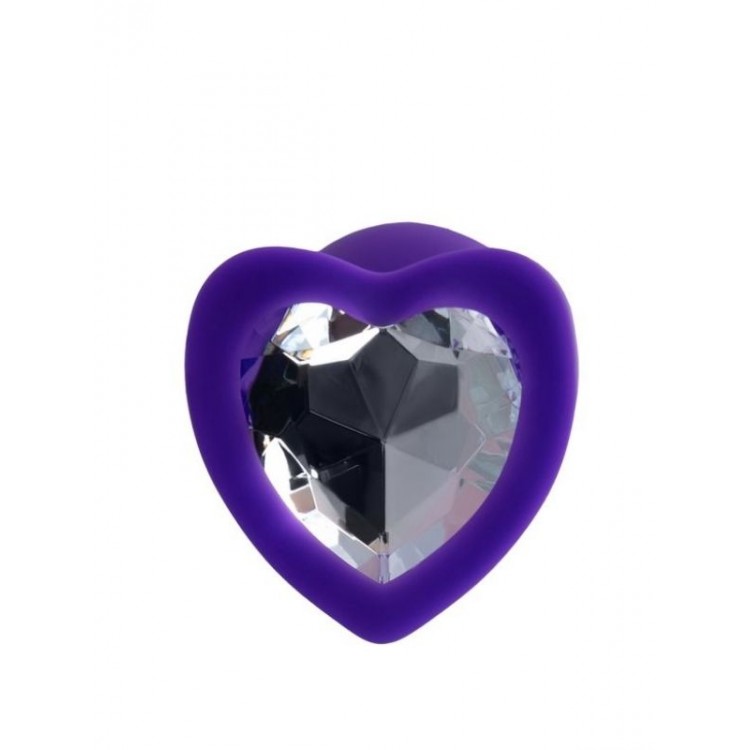 Censan Diamond Heart Anal Plug Mor 7 cm 18 g Censan Diamond Heart Anal Plug Mor 7 cm 18 g