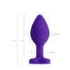 Censan Diamond Heart Anal Plug Mor 7 cm 18 g Censan Diamond Heart Anal Plug Mor 7 cm 18 g