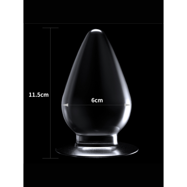 Censan Flawless Clear Anal Plug 4.5 İnç Censan Flawless Clear Anal Plug 4.5 İnç