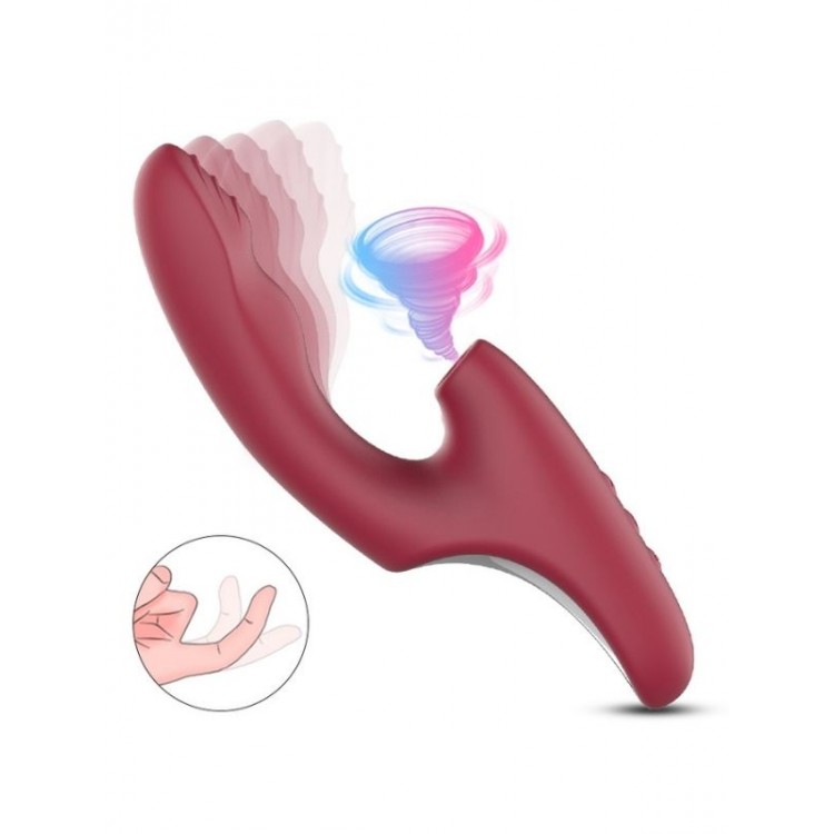 Censan FoxShow Kissers G10 Şarjlı Akıllı Rabbit Vibratör – G-Spot & Klitoris Uyarıcı | Çift Motorlu | Dalga Hareketli | Su Geçirmez