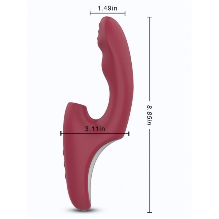 Censan FoxShow Kissers G10 Şarjlı Akıllı Rabbit Vibratör – G-Spot & Klitoris Uyarıcı | Çift Motorlu | Dalga Hareketli | Su Geçirmez