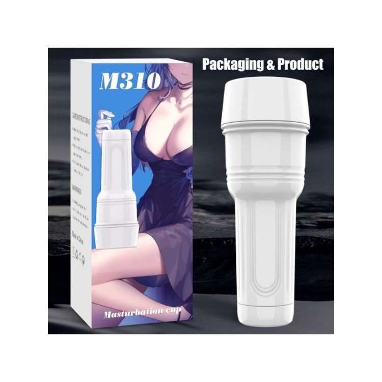 Censan FoxShow MEIPER M310 Erkek Mastürbatör Kupası – TPE + ABS | Tıbbi Silikon | Su Geçirmez | 600g