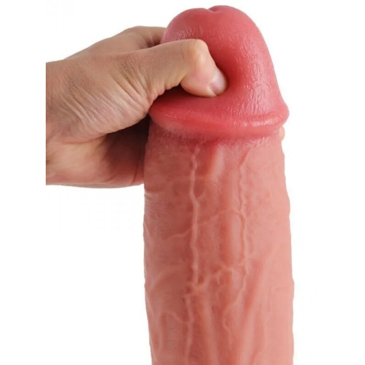 Censan Gerçekçi Tasarımlı Büyük Boy Vakum Tabanlı Silikon Dildo 30 cm Censan Gerçekçi Tasarımlı Büyük Boy Vakum Tabanlı Silikon Dildo 30 cm