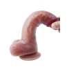 Censan Gerçekçi Tasarımlı Vakum Tabanlı Silikon Dildo 21 cm