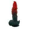Censan Kırmızı Siyah Canavar Dildo Model 1