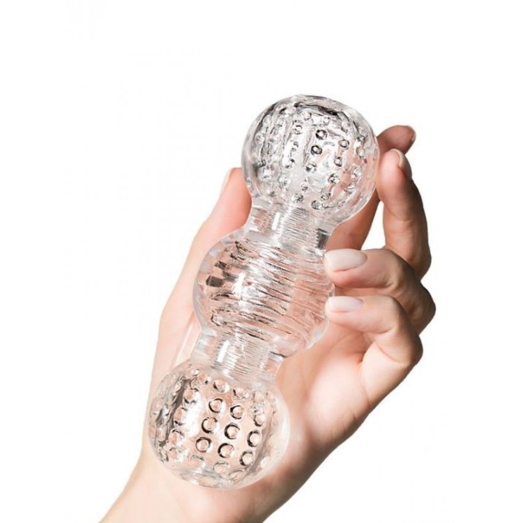 Censan Lingam Masturbator Rashmi, TPE, Şeffaf, 15,5 cm Censan Lingam Masturbator Rashmi, TPE, Şeffaf, 15,5 cm