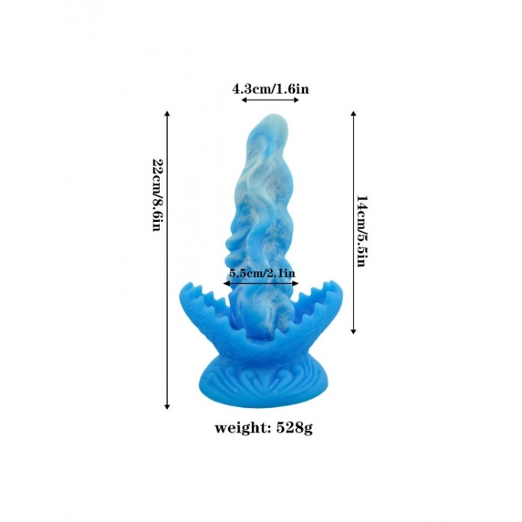 Censan Mavi Canavar Dildo Model 4