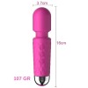 Censan Mini Wand Massager Şarjlı Vibratör - Pembe