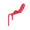Censan Parmak takılabilir fiziksel dildo + Gül Titreşimli 2'si 1 arada yeni tasarım parmak vibratörü Censan Parmak takılabilir fiziksel dildo + Gül Titreşimli 2'si 1 arada yeni tasarım parmak vibratörü