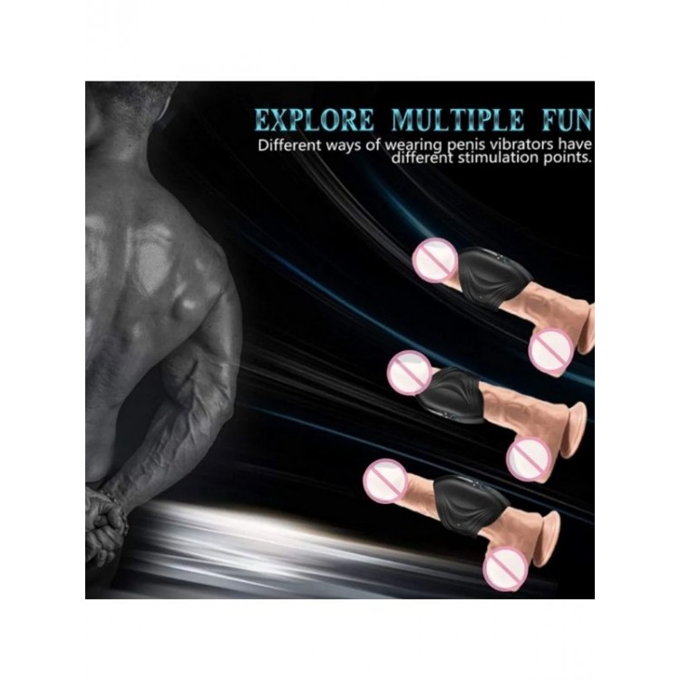 Censan Penis Massager Super Shock Glans Exerciser Titreşimli Mastürbatör