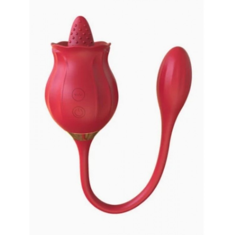 Censan Rose 2'si 1 Arada Dilli Gül Vibratör Censan Rose 2'si 1 Arada Dilli Gül Vibratör