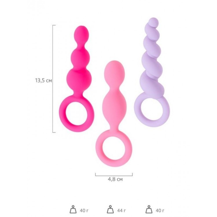Censan Satisfyer Booty Call (set of 3) Anal Plug Seti Censan Satisfyer Booty Call (set of 3) Anal Plug Seti
