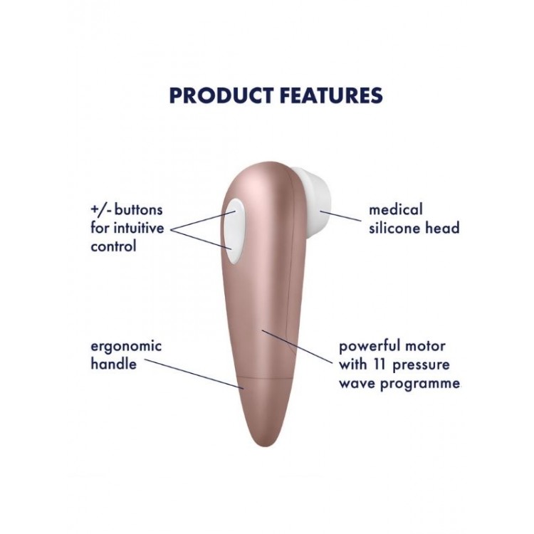 Censan Satisfyer Number One Vakum Dalgası Klitoral Vibratör Censan Satisfyer Number One Vakum Dalgası Klitoral Vibratör