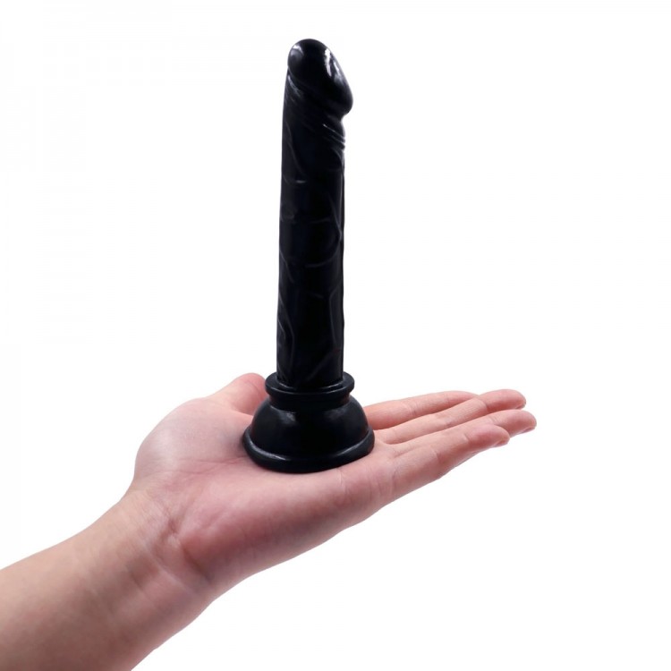 Censan Siyah Renk Gerçekçi 15CM Anal Dildo