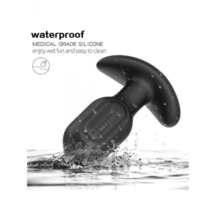 Censan Sledgehammer Swing – Telefon Kontrollü Titreşimli Anal Plug (Siyah)