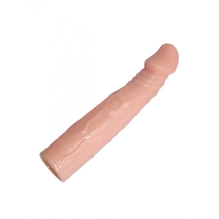 Censan Süper Esnek ve Gerçekçi Titreşimli Penis Kılıfı No6