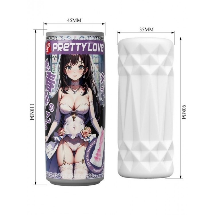 Censan Super Soft Material 3d Stimulating Jade Kola Kutusu Şeklinde Mastürbatör