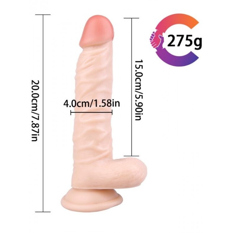 Censan Ten Rengi 20 cm Dildo Model No:1080 Censan Ten Rengi 20 cm Dildo Model No:1080