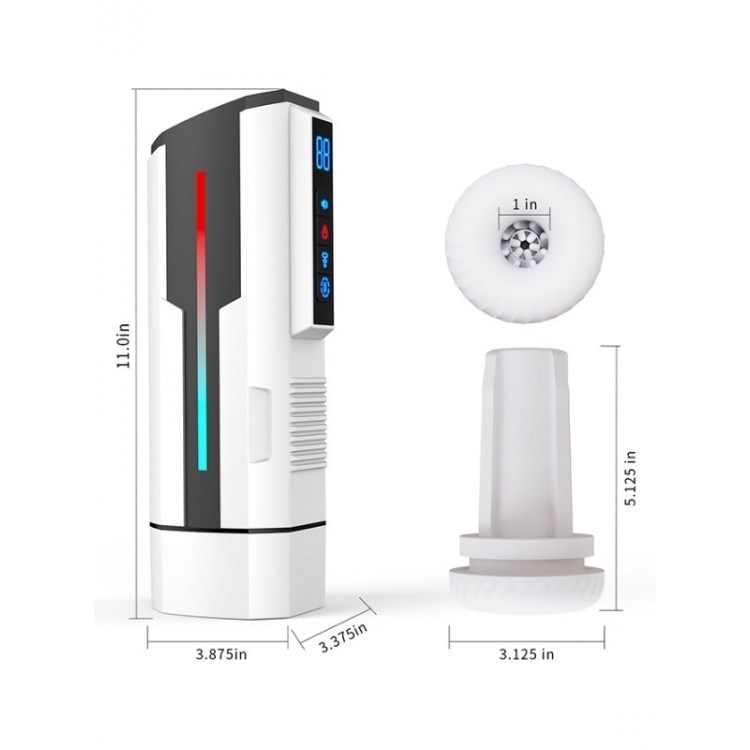 Censan Traveler 2 Generation – Isıtmalı, İnleme Sesli, İleri Geri Hareketli, Emiş ve Titreşimli Otomatik Mastürbatör Censan Traveler 2 Generation – Isıtmalı, İnleme Sesli, İleri Geri Hareketli, Emiş ve Titreşimli Otomatik Mastürbatör