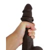 Censan Ultra Gerçekçi 24 Cm Brown Melez Kıkırdaklı Dildo
