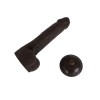 Censan Ultra Gerçekçi 24 Cm Brown Melez Kıkırdaklı Dildo