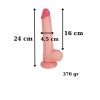 Censan Ultra Gerçekçi 24 Cm Kıkırdaklı Dildo