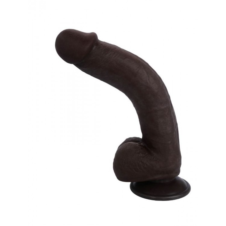 Censan Ultra Gerçekçi 24 Cm Model2 Brown Melez Kıkırdaklı Dildo
