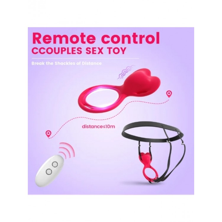 Censan Uzaktan Kumandalı Giyilebilir Panty Vibratör – Çift Uyarım, 10 Mod, Şarjlı, Sessiz, IPX6