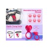 Censan Uzaktan Kumandalı Giyilebilir Panty Vibratör – Çift Uyarım, 10 Mod, Şarjlı, Sessiz, IPX6