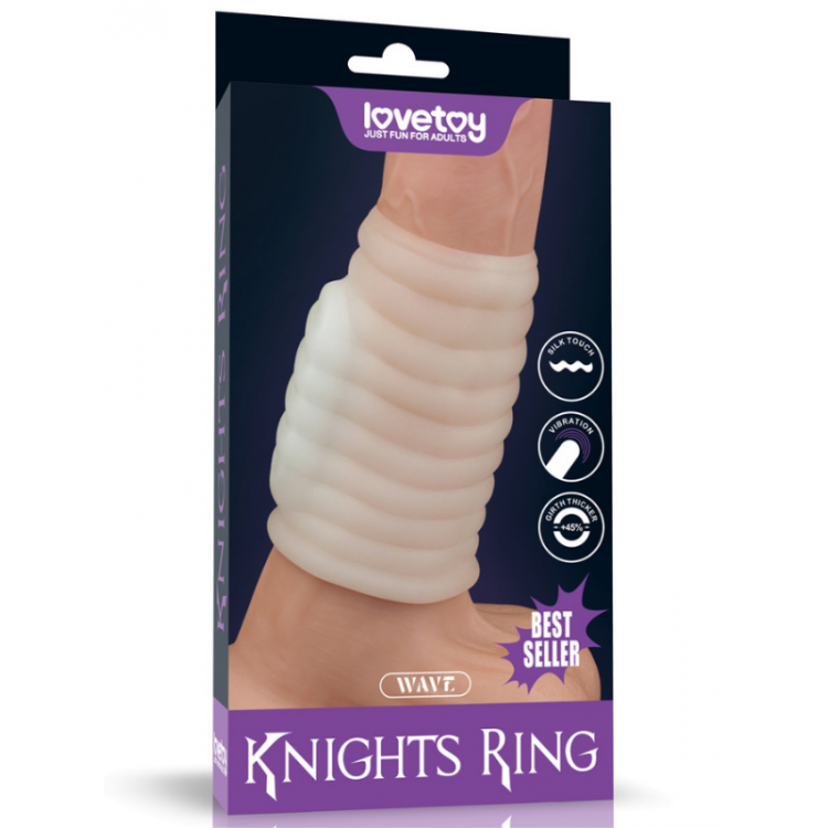Censan Vibrating Wave Knights Ring (Beyaz)