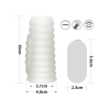 Censan Vibrating Wave Knights Ring (Beyaz)