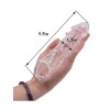 Censan Wolf Warrior Crystal Şeffaf Dokulu Penis Kılıfı – Esnek TPE Malzeme, Gerçekçi His, 13.8 cm