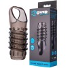 Censan  XLover Penis Extender Kılıfı TPE Siyah Şeffaf 7.5 cm