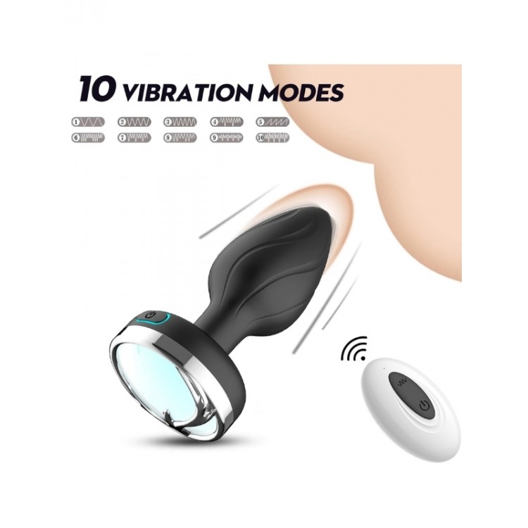Censan Ycxydr Telefon Kontrollü Titreşimli Anal plug Censan Ycxydr Telefon Kontrollü Titreşimli Anal plug
