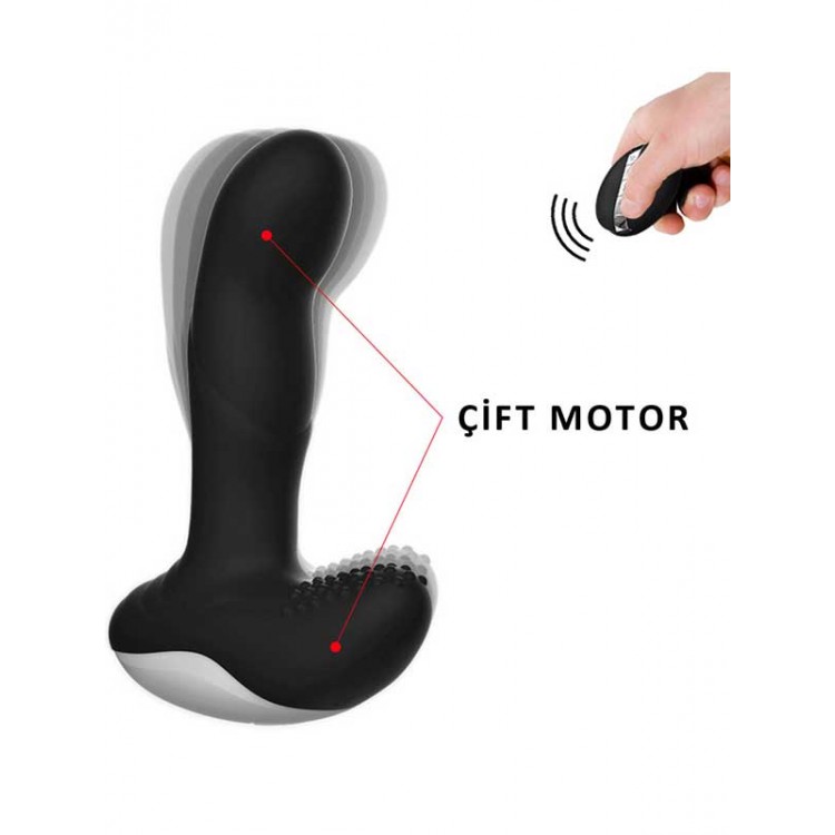 FoxShow Kumandalı Parmak ve Gıdıklama Fonksiyonlu Vibratör