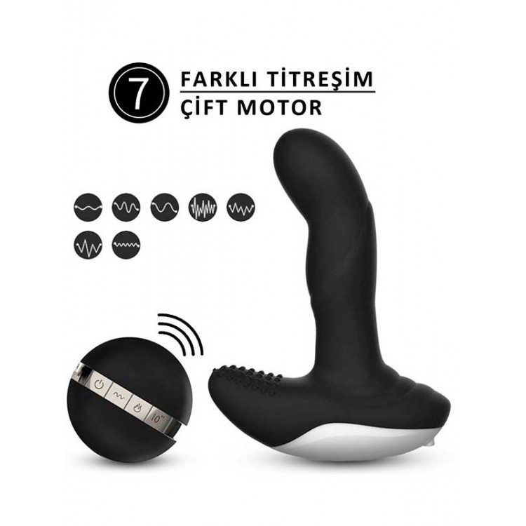 FoxShow Kumandalı Parmak ve Gıdıklama Fonksiyonlu Vibratör