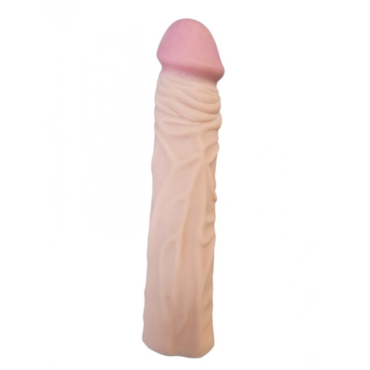 Gerçekçi Penis Kılıfı Et Dokusunda 19 cm