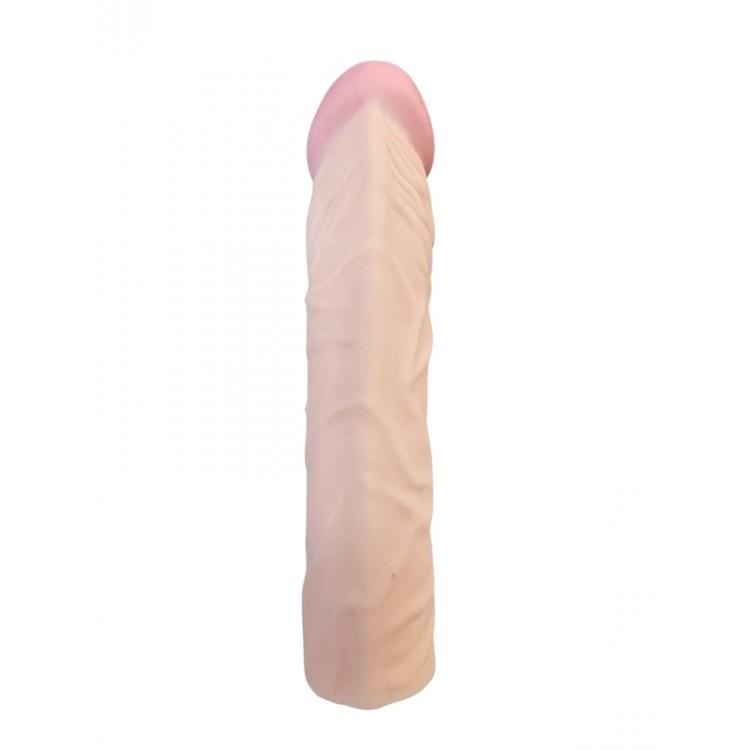 Gerçekçi Penis Kılıfı Et Dokusunda 19 cm