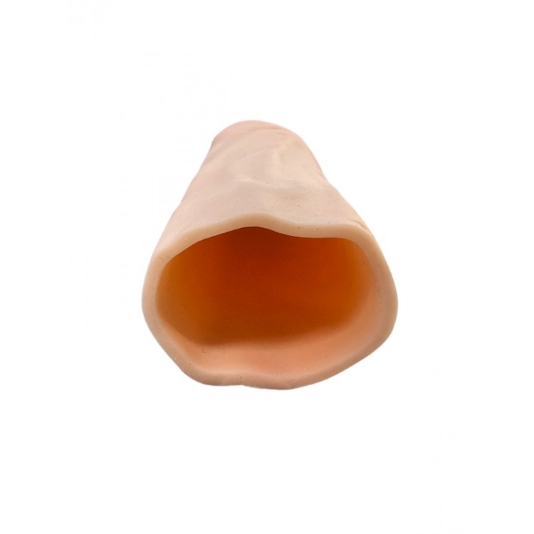 Gerçekçi Penis Kılıfı Et Dokusunda 19 cm