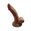 Gerçekçi Testisli Melez Dildo 16 cm