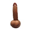 Gerçekçi Testisli Melez Dildo 16 cm