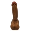 Gerçekçi Testisli Melez Dildo 18 cm