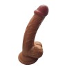 Gerçekçi Testisli Melez Dildo 19 cm